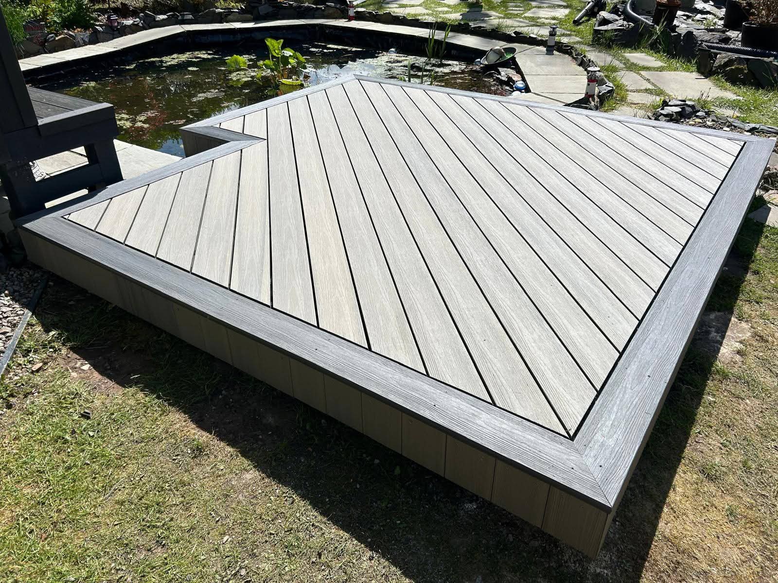Decking installation project 22 in Scotland - Professional decking by Glenhaus Garden Rooms